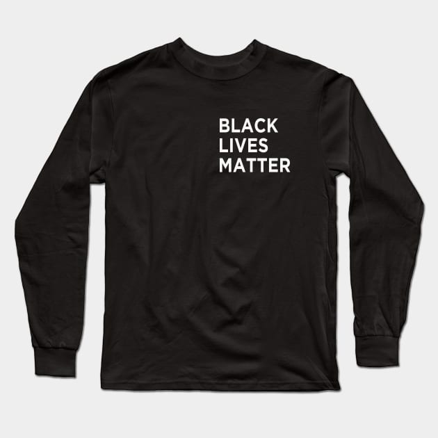 Support Black Lives Matter - Corner Graphic Long Sleeve T-Shirt by MagicalAuntie